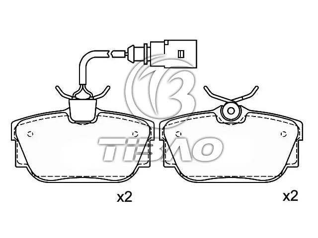 7M3698451D Brake Pads for VW SHARAN, FORD GALAXY I (WGR), SEAT ALHAMBRA (7V8, 7V9)