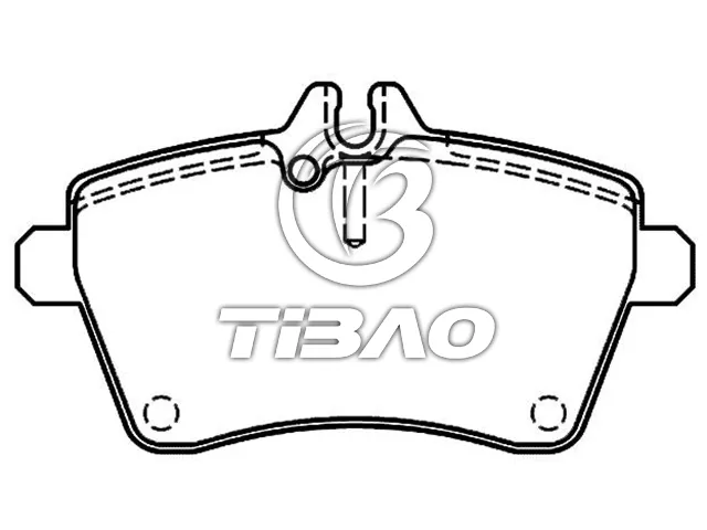 1694200320 Brake Pads for MERCEDES-BENZ A-CLASS (W169), B-CLASS Sports Tourer (W245)