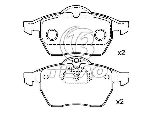 1605036 Brake Pads for AUDI A4, VW PASSAT