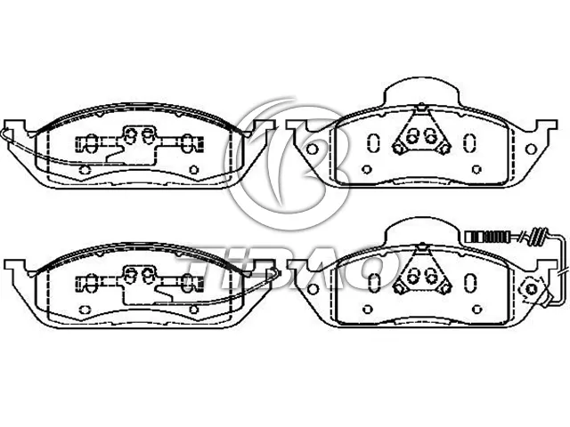 1634200020 Brake Pads for MERCEDES-BENZ M-CLASS, VW PHAETON