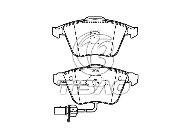 4B0698151AC Brake Pads for AUDI ALLROAD, SKODA FABIA I Combi (6Y5)