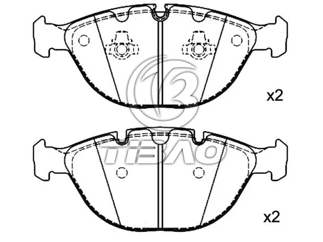 34116761282 BMW Brake Pad for BMW X5 (E53)