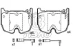1994210010 Brake Pads for MERCEDES-BENZ CLS (C219), SL (R230), S-CLASS (W220), CLK Convertible (A209), CL-CLASS Coupe (C215)