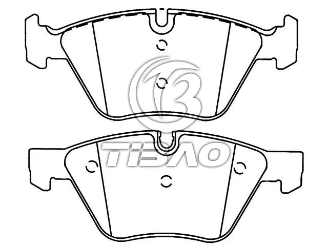 34116763617 BMW Front Brake Pad for BMW Z4 Roadster (E89), X1 (E84), 3 Touring (E91), 1 (E87), 5 (E60)