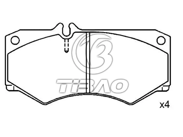 6014208720 BMW Brake Pad for AUDI A6, BMW 5 Series, MERCEDES-BENZ G-CLASS, VW BORA