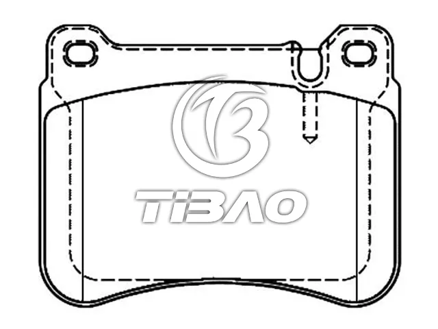 0044205120 Brake Pads for MERCEDES-BENZ SLK (R171), CLC-CLASS (CL203), CLK (C209), C-CLASS (W203)