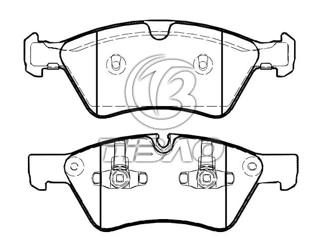 1644200820 Brake Pads for MERCEDES-BENZ R-CLASS (W251, V251), GL-CLASS (X164), M-CLASS (W164), E-CLASS (W211)