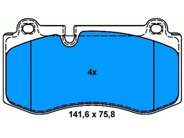 0044206220 Brake Pads for MERCEDES-BENZ S-CLASS (W221), SL (R230), E-CLASS (W211)