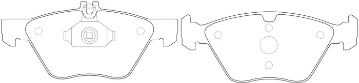 0044200720 Brake Pads for MERCEDES-BENZ S-CLASS, CHRYSLER CROSSFIRE