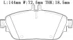 0084200620 Brake Pads for MERCEDES-BENZ B-CLASS, INFINITI Q30