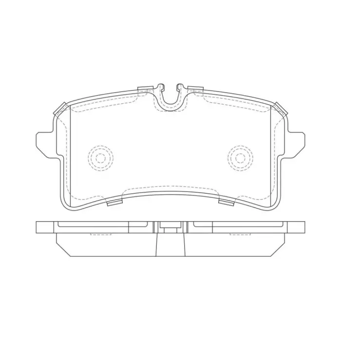 3Y0698451B Brake Pads for AUDI A8, BENTLEY MULSANNE (3Y_)