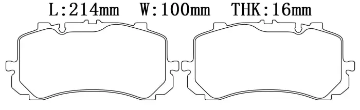 4M0698151AK Brake Pads for BENTLEY BENTAYGA (4V1)