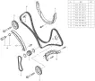94810502312SET Engine Parts Timing Kit for 