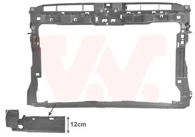 5G0805588R Engine Parts Water Tank Frame GTI for VW GOLF VII (5G1, BQ1, BE1, BE2)