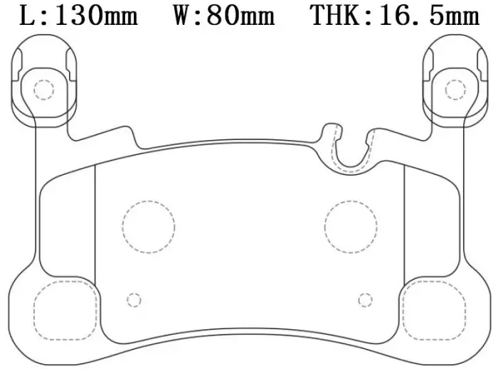 9Y0698451P Brake Pads for PORSCHE CAYENNE (9YA)