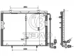 2028300870 Air Conditioning Condenser for MERCEDES-BENZ CLK (C208), SLK (R170), C-CLASS (W202), E-CLASS (W210)