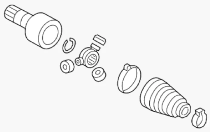 3QF498104A Transmission Parts CV Joint for 