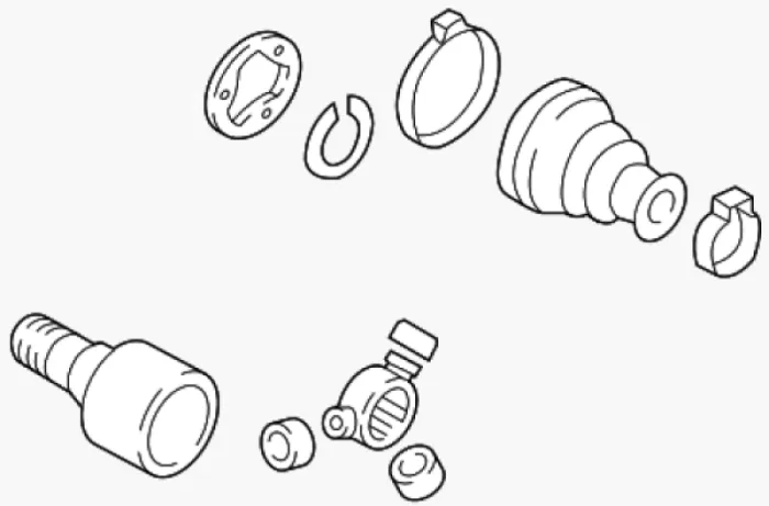 5QM498103D Transmission Parts CV Joint for 