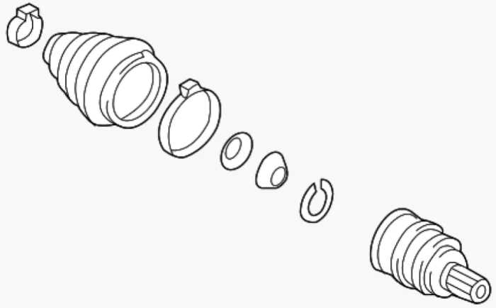 5C0498099D Transmission Parts C.V Joint for 