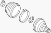 5QN498099B Transmission Parts C.V Joint for 