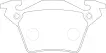 0004214210 Brake Pads for MERCEDES-BENZ V-CLASS (638/2), VITO Bus (W638)