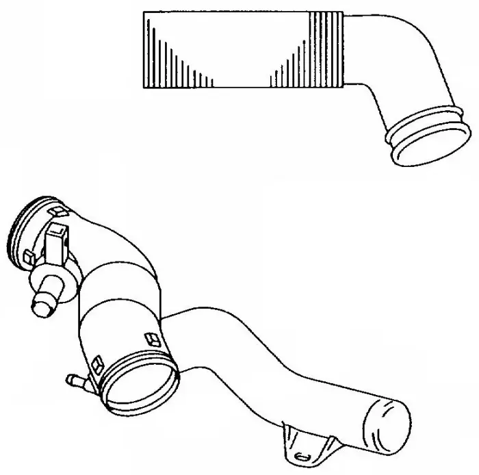 1J0129684BF Engine Parts Air Grid Hose for 