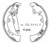 K8309 Brake Shoe Set for 