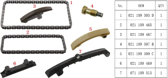 TIMINGSET071 Engine Parts Timing Kit for 