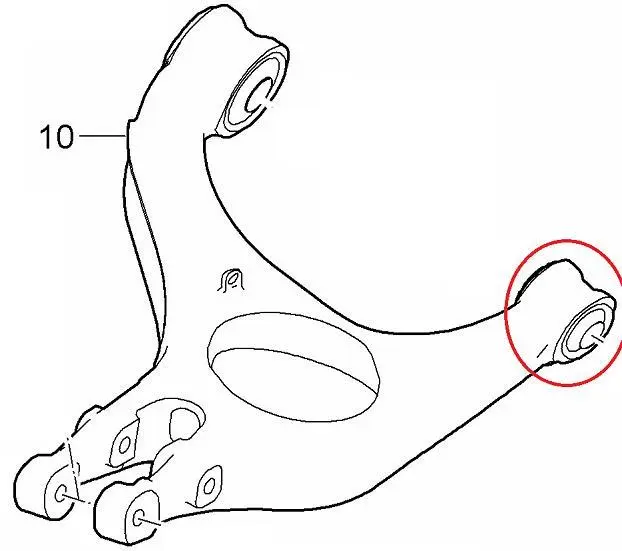 97034124103 Suspension Parts Control Arm Bushing for PORSCHE PANAMERA (970)