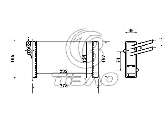 893819030 Heat Exchanger for AUDI A4, VW PASSAT