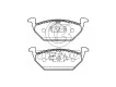 6Q0698151 Brake Pad Set for AUDI A1, VW POLO, SEAT Mii (KF1, KE1), SKODA CITIGO (NF1)