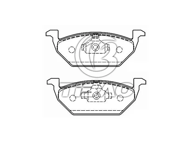 6Q0698151 Brake Pad Set for AUDI A1, VW POLO, SEAT Mii (KF1, KE1), SKODA CITIGO (NF1)