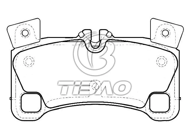 7L0698451E Brake Pads for AUDI Q7, PORSCHE Cayenne, VW TOUAREG