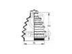 1J0498203 Transmission Parts C.V Joint Kit for AUDI TT, VW GOLF, SKODA OCTAVIA II Combi (1Z5)