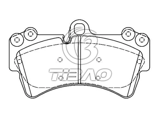 7L0698151R Brake Pads for AUDI Q7, PORSCHE Cayenne, VW TOUAREG