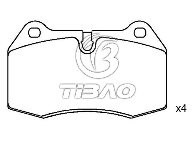 34111162900 BMW Brake Pad for BMW 5 Series, FERRARI 5__ MARANELLO, MASERATI GRANSPORT Convertible, NISSAN SKYLINE Coupe (R34)