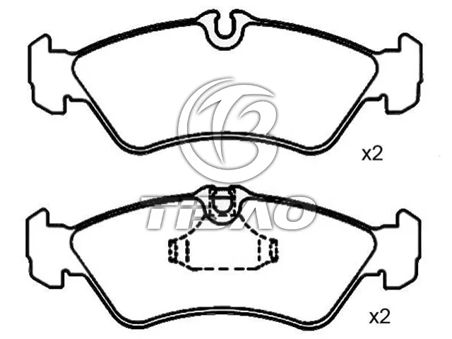 0024204020 Brake Pads for MERCEDES-BENZ SPRINTER, VW LT