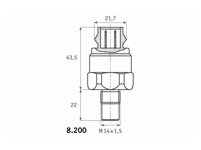 034919369C  Coolant Temperature Sensor for AUDI A6 / S6 C4 (4A2), 4000 B3 Saloon (893, 894, 8A2), CABRIOLET B3 (8G7), 100 / 5000 C3 Saloon (443, 444), COUPE B3 (89, 8B3), QUATTRO (85), 200 C3 Avant (447, 448)