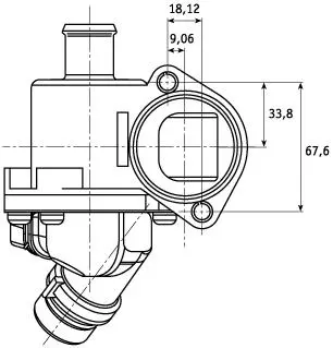 06B121111G Engine Parts Thermostat Housing for AUDI A4, VW PASSAT