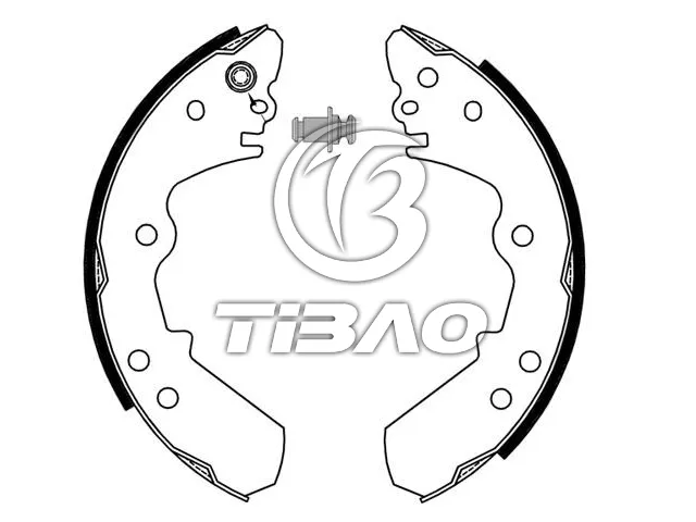 1605914 Brake Shoe Set for OPEL FRONTERA B (U99), VAUXHALL FRONTERA Mk II (B) (U99)