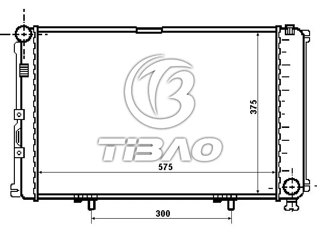 2015000803 Engine Parts Radiator for