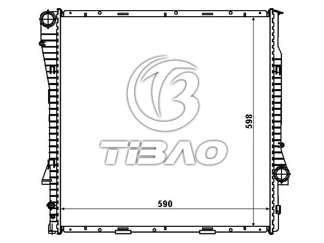 17107544668 Engine Parts Radiator for BMW X5 (E53)