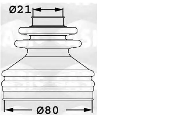 4B0407201 Transmission Parts CV Boot for