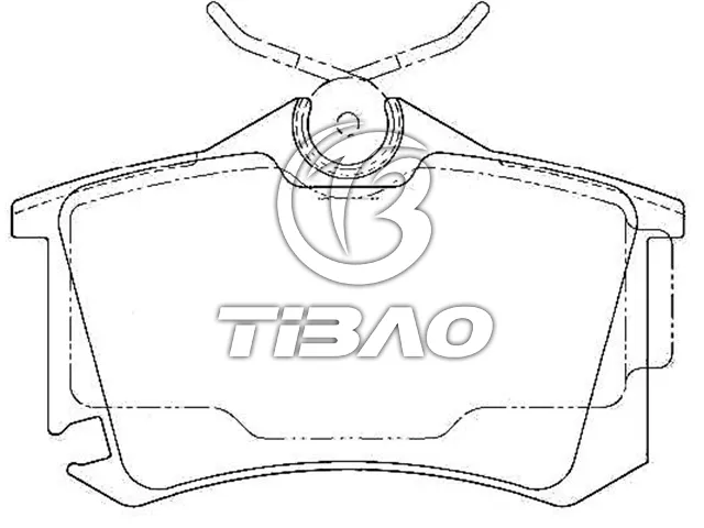 4B0698451E Brake Pads for AUDI A1, VW BEETLE