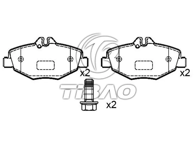 0034209920 Brake Pads for MERCEDES-BENZ E-CLASS (W211)