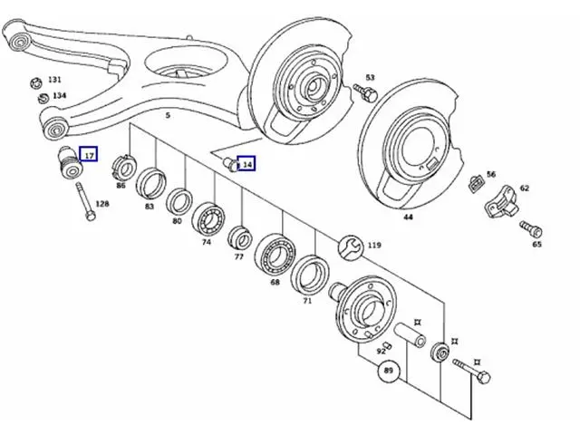 1153523265 Suspension Parts Control Arm Bushing for MERCEDES-BENZ S-CLASS (W116), SL (R107), 123 Saloon (W123), /8 (W114)