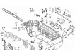 1638801105  Tow Hook Cover for MERCEDES-BENZ M-CLASS (W163)