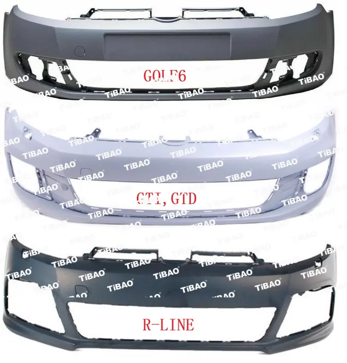 5K0807079 Front Bumper for VW GOLF VI (5K1)