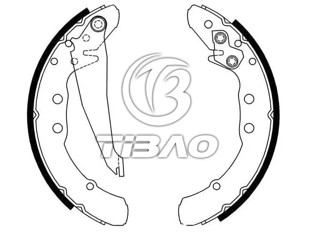 357698525C BMW Brake Shoe for AUDI A2, BMW 3 Series, MERCEDES-BENZ A-CLASS, VW LOAD