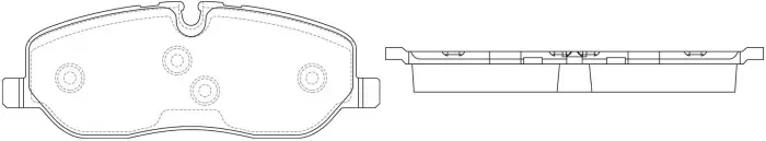 SFP500010 Brake Pads for LAND ROVER RANGE ROVER SPORT I (L320), DISCOVERY IV (L319), RANGE ROVER III (L322), DISCOVERY III VAN (L319), DISCOVERY III (L319)